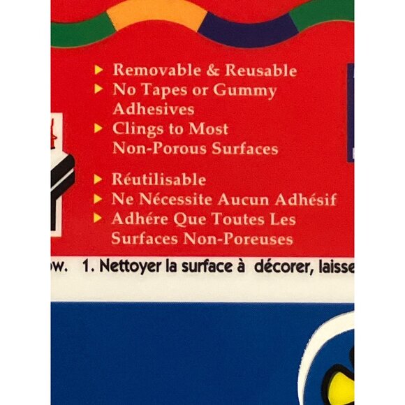 Halloween Mickey Mouse Color-Clings Removable & Reusable Window Decorations - Picture 11 of 12